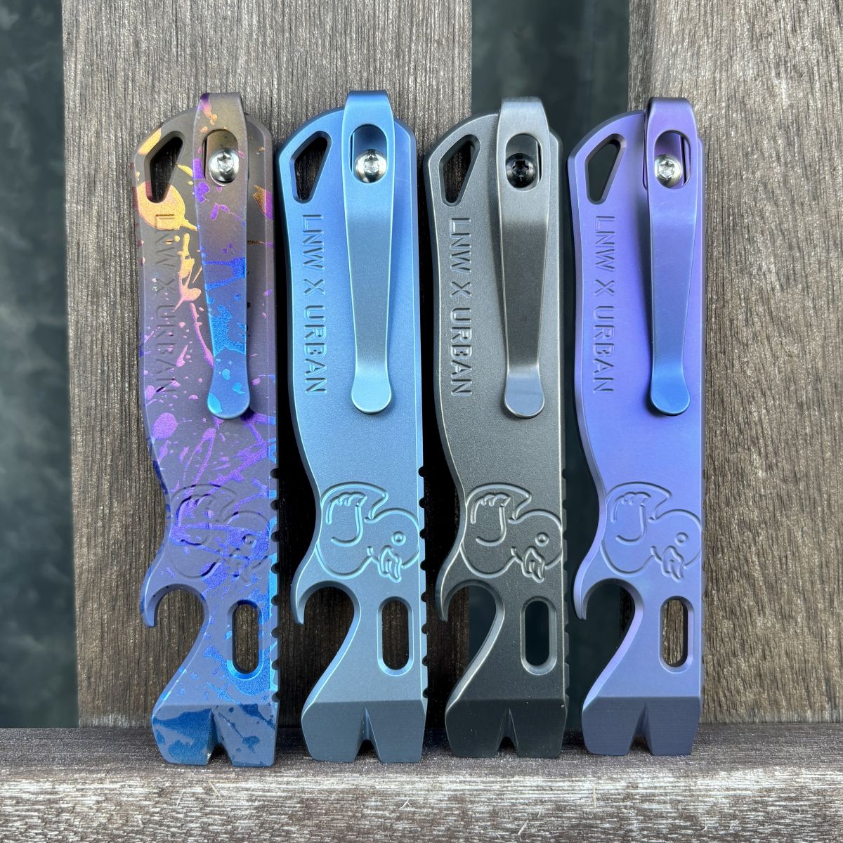 Urban EDC Exclusive Seigaiha v1.1 Titanium Prybar